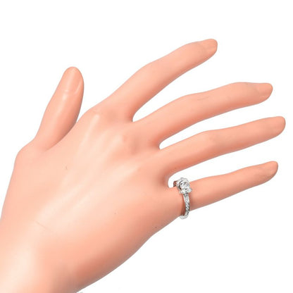 Tiffany & Co Ribbon Solitaire 0.40ct Vvs2/i/2ex Pt950platinum × Diamond #6