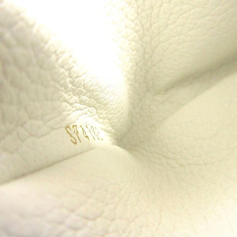 Louis Vuitton Porte Cult Lock Me M68727 Card Case Calf Leather White LV 0371
