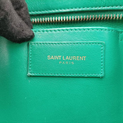 Yves Saint Laurenty Line Petit Cabas Su Green Leather 311210 311210529258