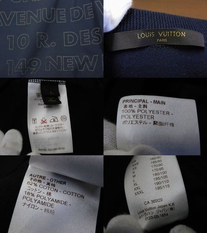 Louis Vuitton Rm162 JUJ Hay81w - Size L Sweatshirt Trainers Men's Navy Logo