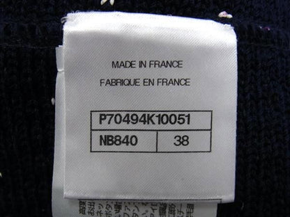 Chanel 21P P70494 Coco Mark Tweed Setup Cardigan Skirt 38 Clothing