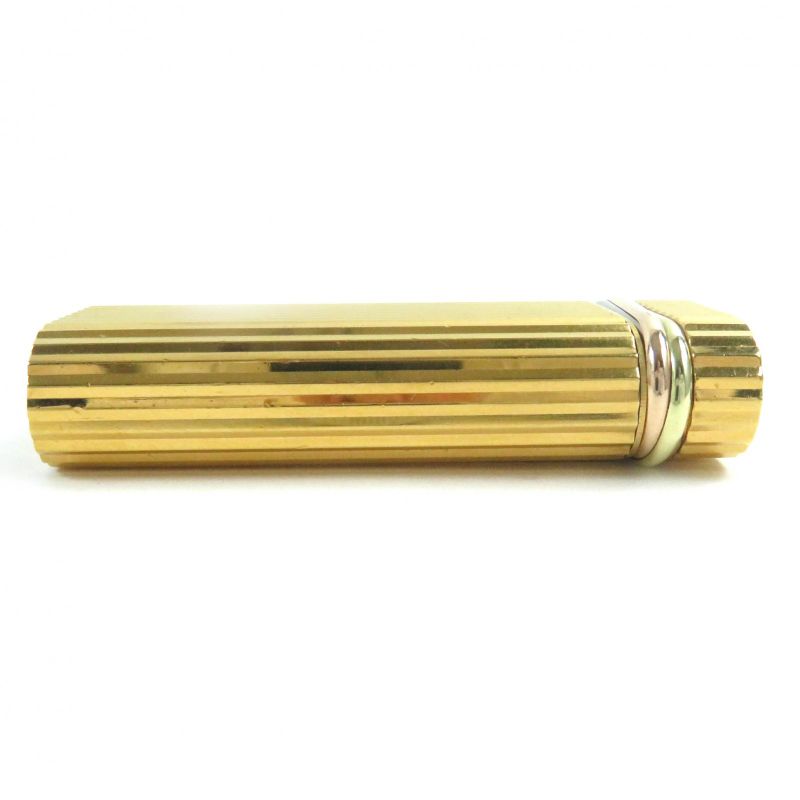 Cartier New Shape Short Trinity Oval Stripe Gas Lighter Smoking
