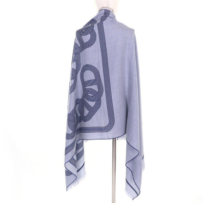 Hermes Circuit 24 Faubourg Circuit 24 Cashmere Silk With Logo Fringed Large