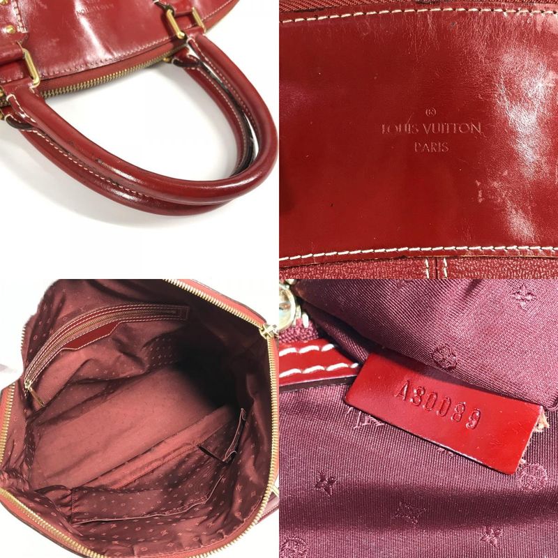 Louis Vuitton Handbag Suhari Lock-it MM M95862 Suhari Leather Tanami Red