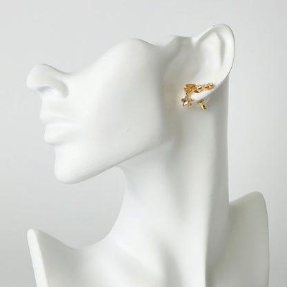 Chanel Earrings Stud Earrings Gold