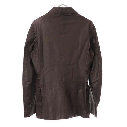 Bottega Veneta Leather Tailored Jacket 221384 Vn310 Purple 44