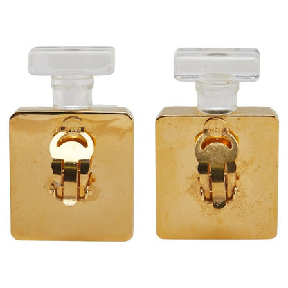 Chanel Perfume Bottle Perfume Gold Clear Plated Plastic Ladies Chanel
