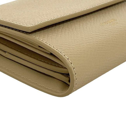 Celine Trifold Wallet Small Trifold Beige