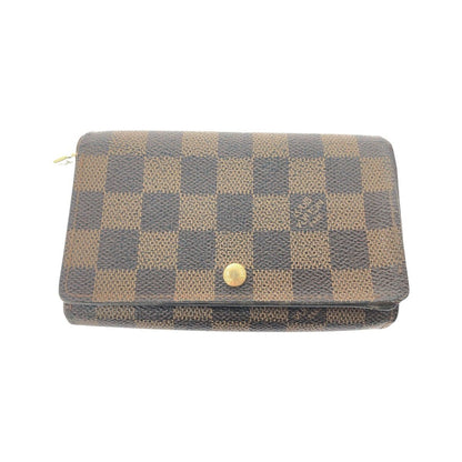 Louis Vuitton Women's Bifold Wallet L-Shaped Zipper Damier Portomone Bier