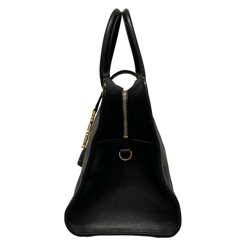 Saint Laurent Paris Handbag 357394 Black Leather