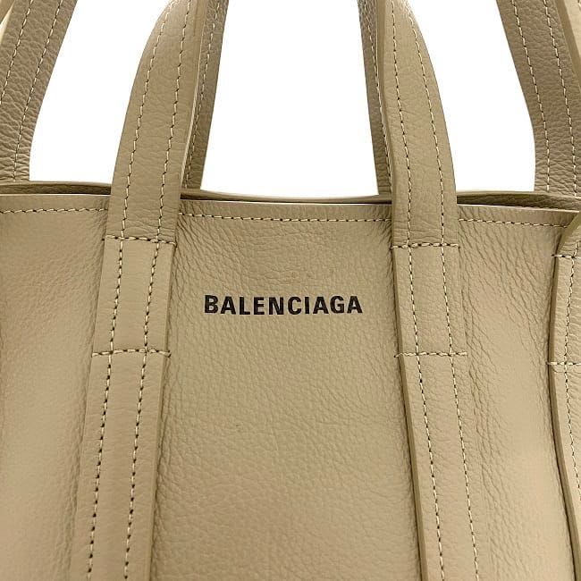 Balenciaga 2-Way Bag Tote XS Beige Silver Everyday