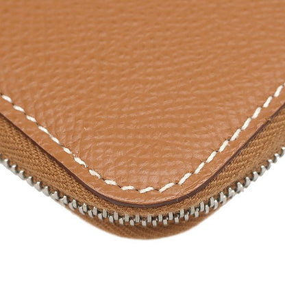 Hermes Coin Case Azap Silk Quinn Mini Coin Case Vaux Epson Gold Silver Hardware