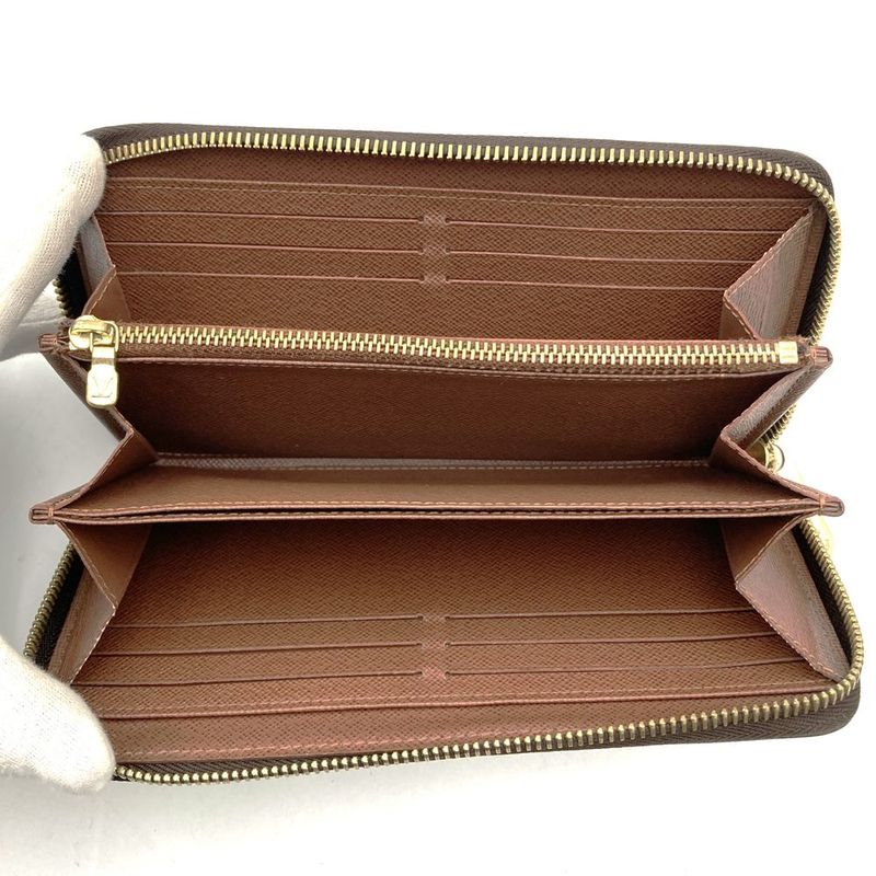 Louis Vuitton M42616 Zippy Wallet Long Wallet Monogram Brown Ladies Men Fashion