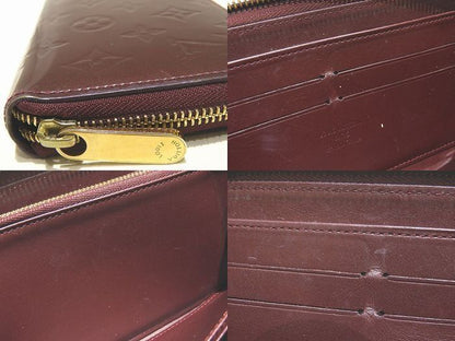 Louis Vuitton Long Wallet Zippy Wallet M91536 Vernis Rouge For Vist Ladies