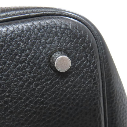 Hermes Picotin Lock MM Silver Hardware Handbag Taurillon Women