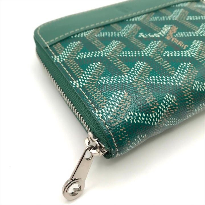 Goyard Matignon PM Mini Wallet Green