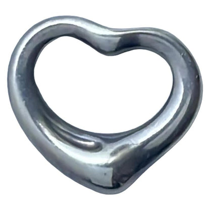 Tiffany & Co Pendant Top Open Heart Silver