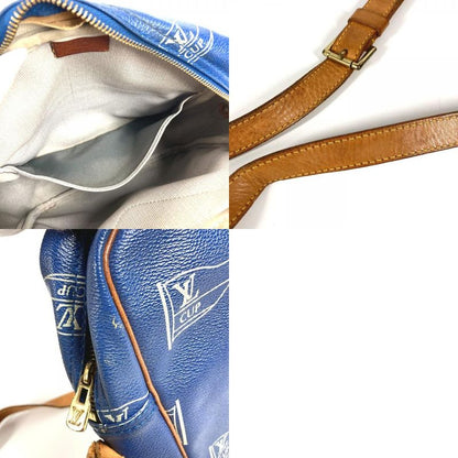 Louis Vuitton Shoulder Bag Sac San Diego M80010 Leather Blue