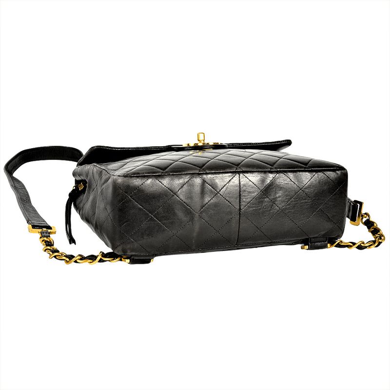 Chanel Matelasse Backpack Lambskin Gold Hardware Coco Mark Backpack