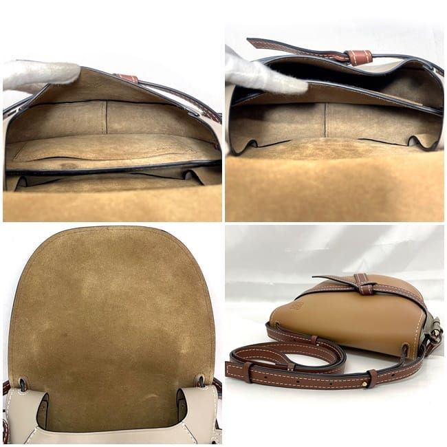 Loewe Shoulder Bag Brown Beige Gate 321.54t20