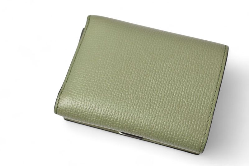 Loewe Wallet Loewe Trifold Mini Wallet Anagram Trifold Green Rosemary