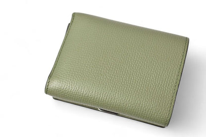 Loewe Wallet Loewe Trifold Mini Wallet Anagram Trifold Green Rosemary