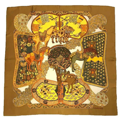 Hermes Scarf Carre 90 Art Des Steppes Step Art