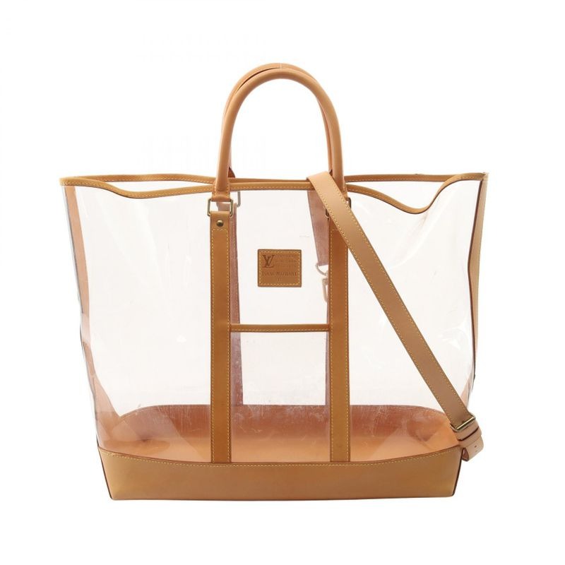 Louis Vuitton Tote Bag Seven Designers Isaac Mizrahi Clear Vinyl Leather