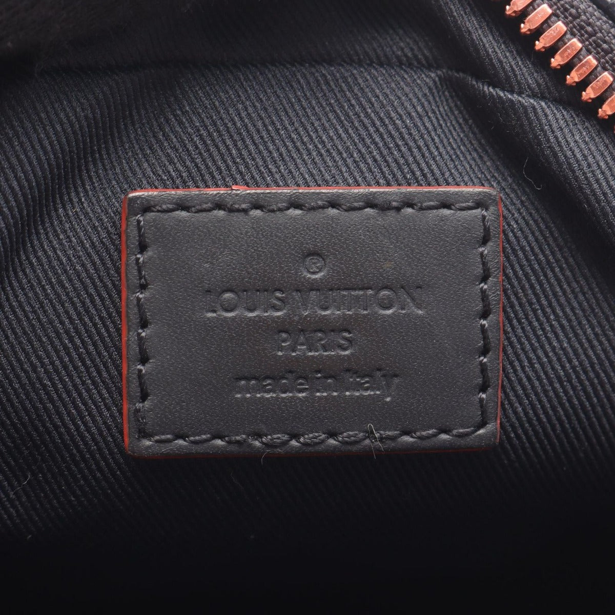 Louis Vuitton Shoulder Bag Danube PM Upside Down Canvas Red Navy White — view 4