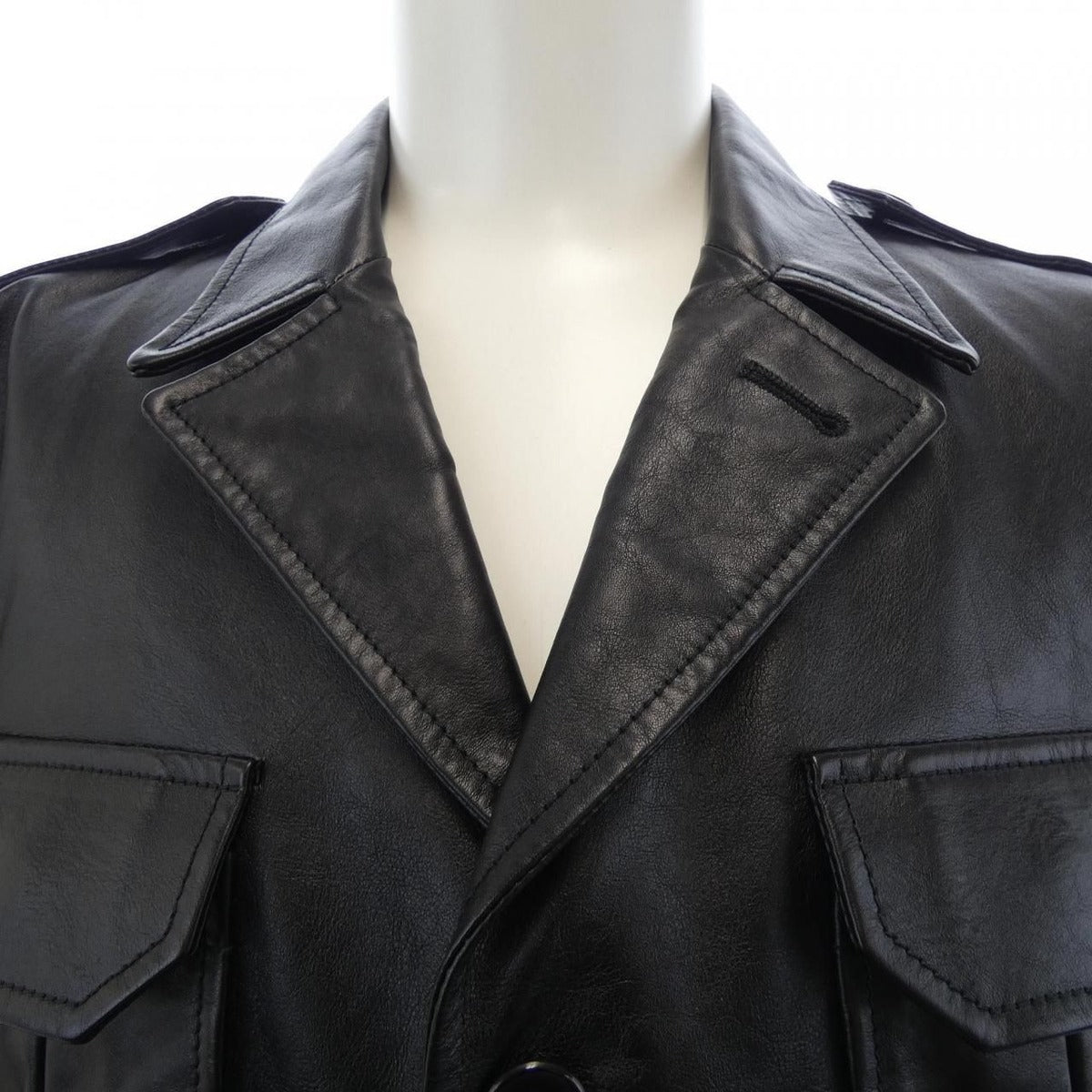Saint Laurent Yc2 ui Leather Jacket — view 5