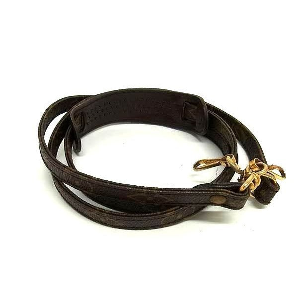 Louis Vuitton Monogram Bag Shoulder Strap Crossbody Brown Da7041