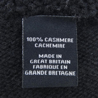 Chanel Glove Silk Cashmere Black White — view 3