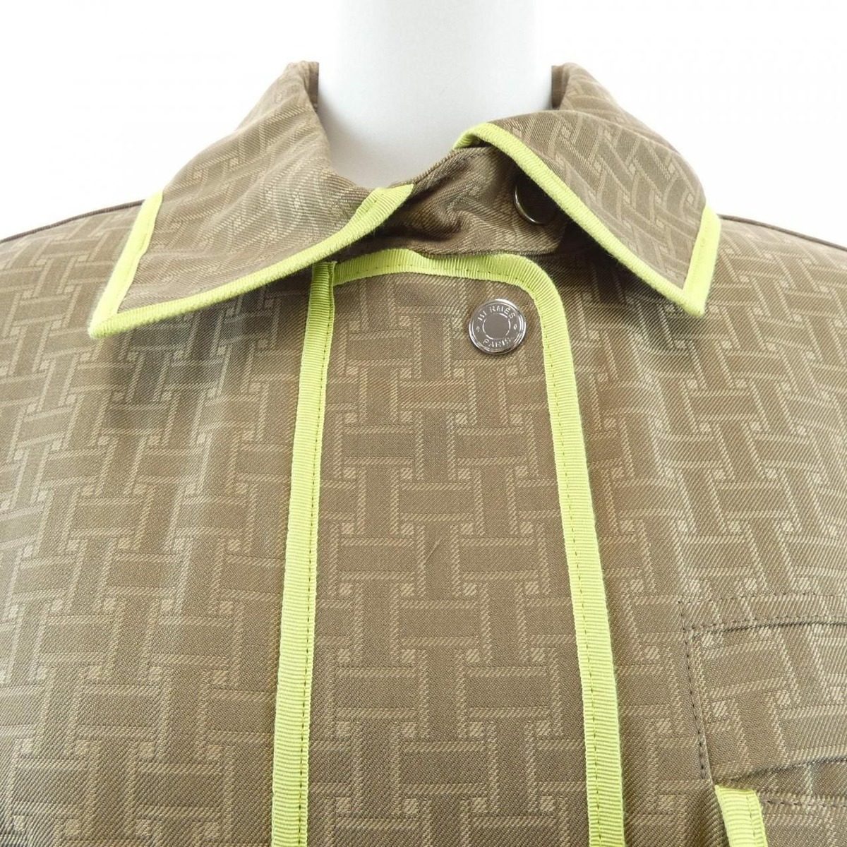 Hermes Mosaique Jacket Beige — view 6