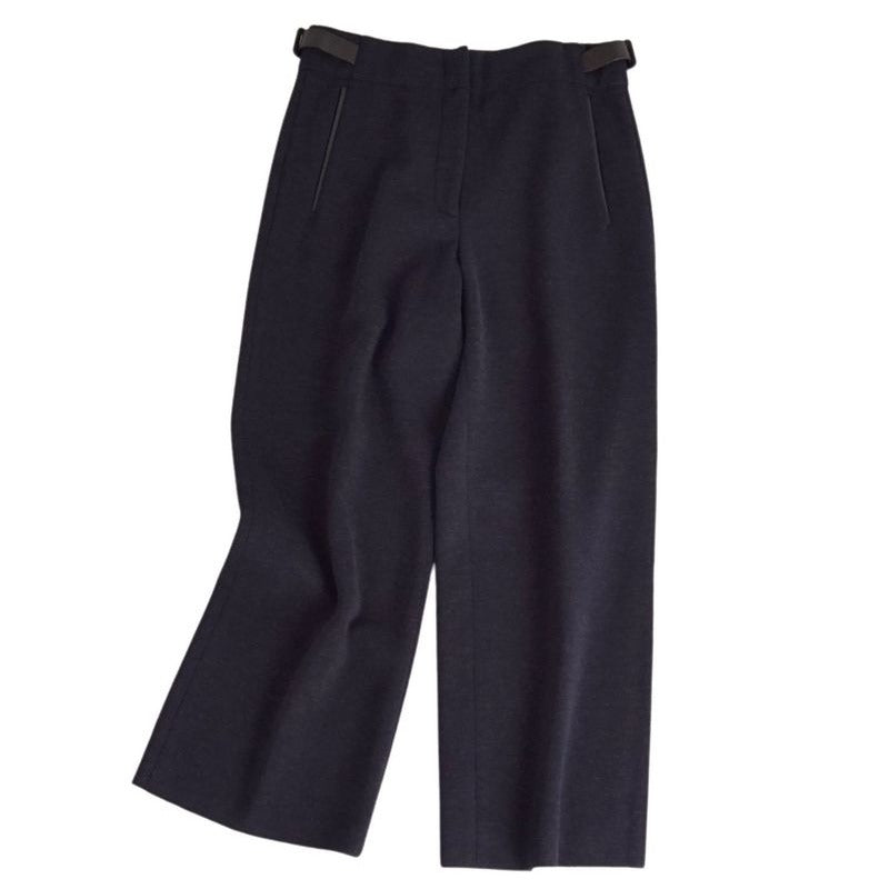 Hermes Pants Wide Knit Wool Cotton LA