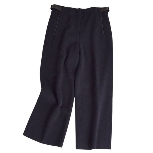 Hermes Pants Wide Knit Wool Cotton LA