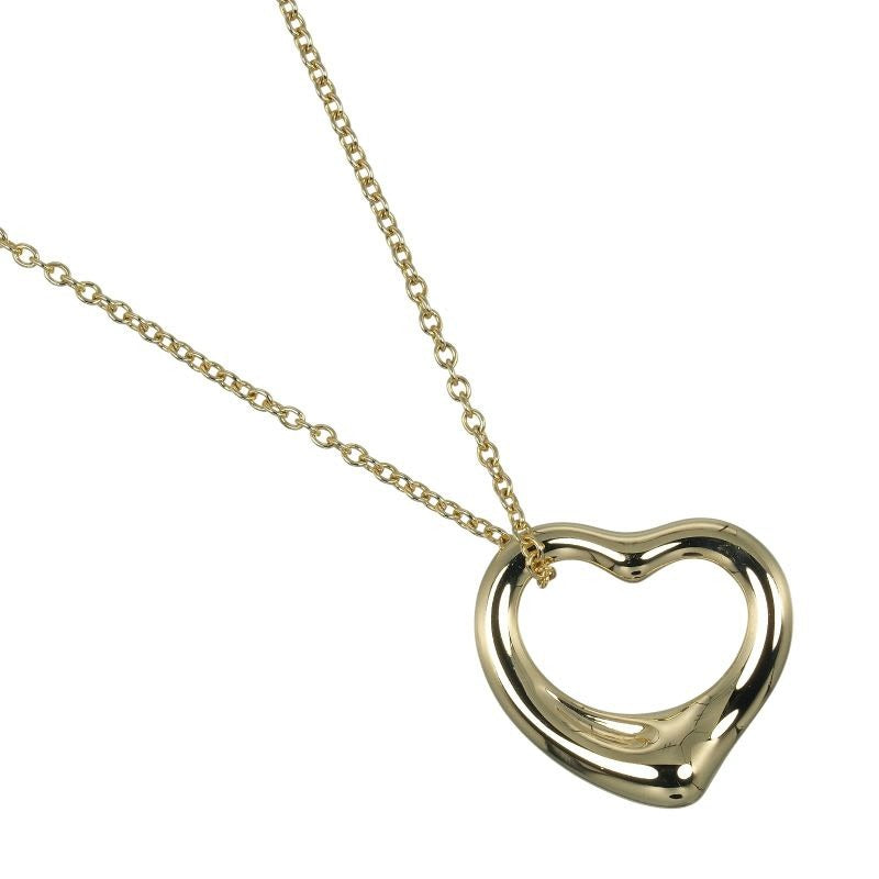 Tiffany & Co Open Heart 18K Yellow Gold 4.35g Necklace
