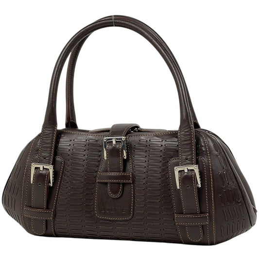 Loewe Senda Handbag Leather Brown