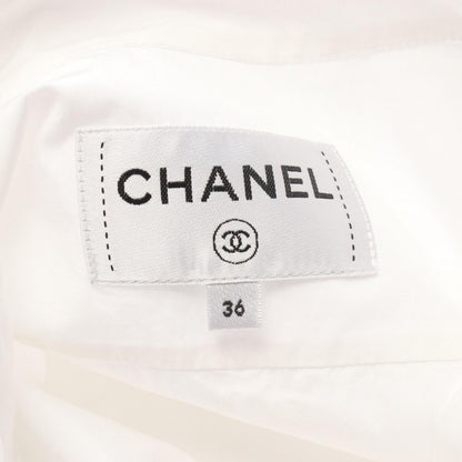 Chanel Cotton Shirt Top White — view 3