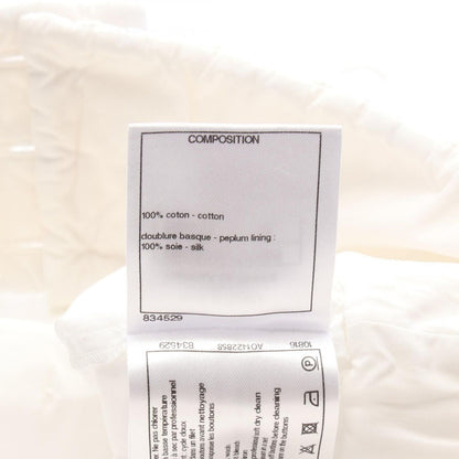 Chanel Cotton Shirt Top White — view 4