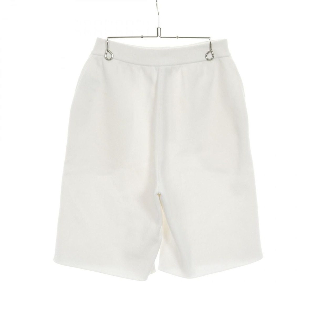 Chanel Pants CC Logo Line Stone Button Short Cotton — view 2