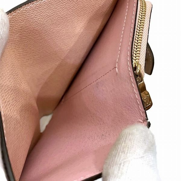 Louis Vuitton Damier Portefeuille Juliette N60380 Bifold Wallet For Women