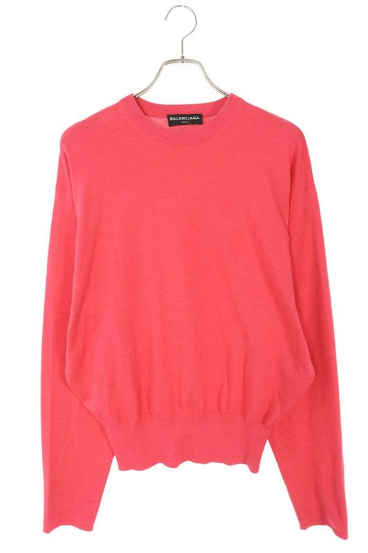 Balenciaga 460378 T3097 Crew Neck Cotton Sweater Knit Men's XS