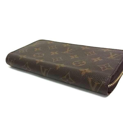 Louis Vuitton Wallet Zippy Brown Monogram Gold Hardware — view 2