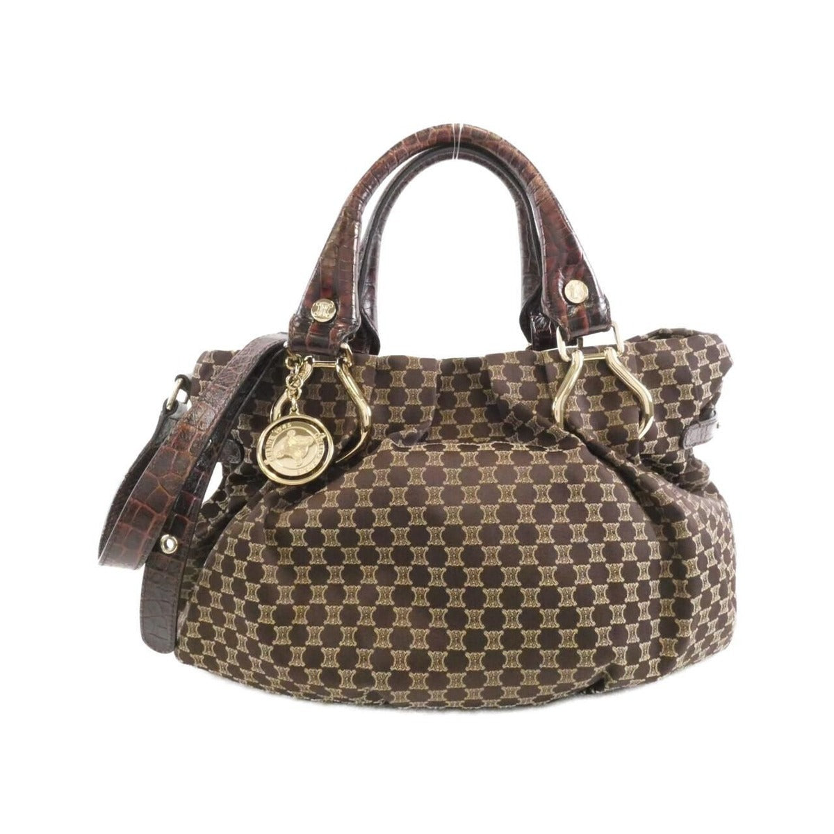 Celine Bag Canvas Brown