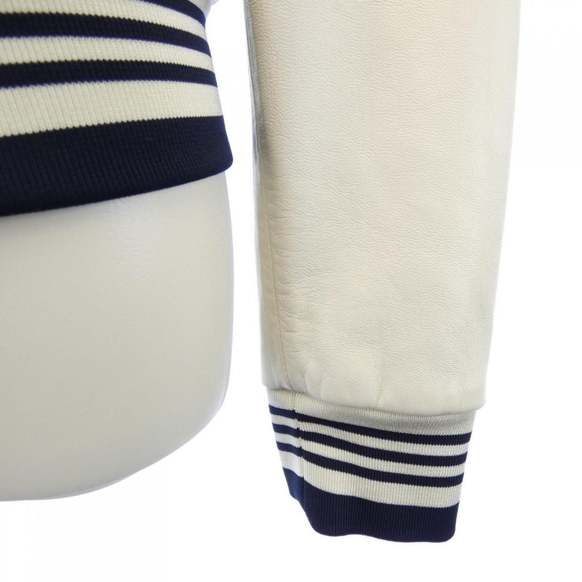 Celine Leather Jacket White — view 6