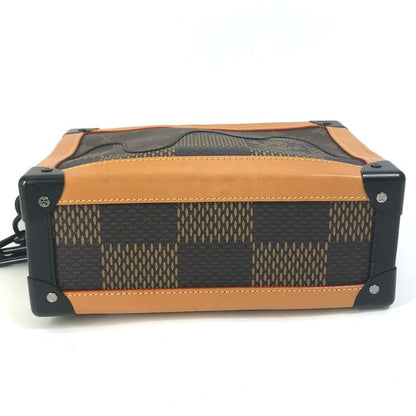 Louis Vuitton Shoulder Bag Soft Trunk N40381 Damier Giant Canvas Brown