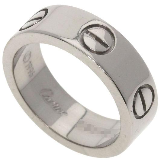 Cartier Love Ring 48 18k White Gold