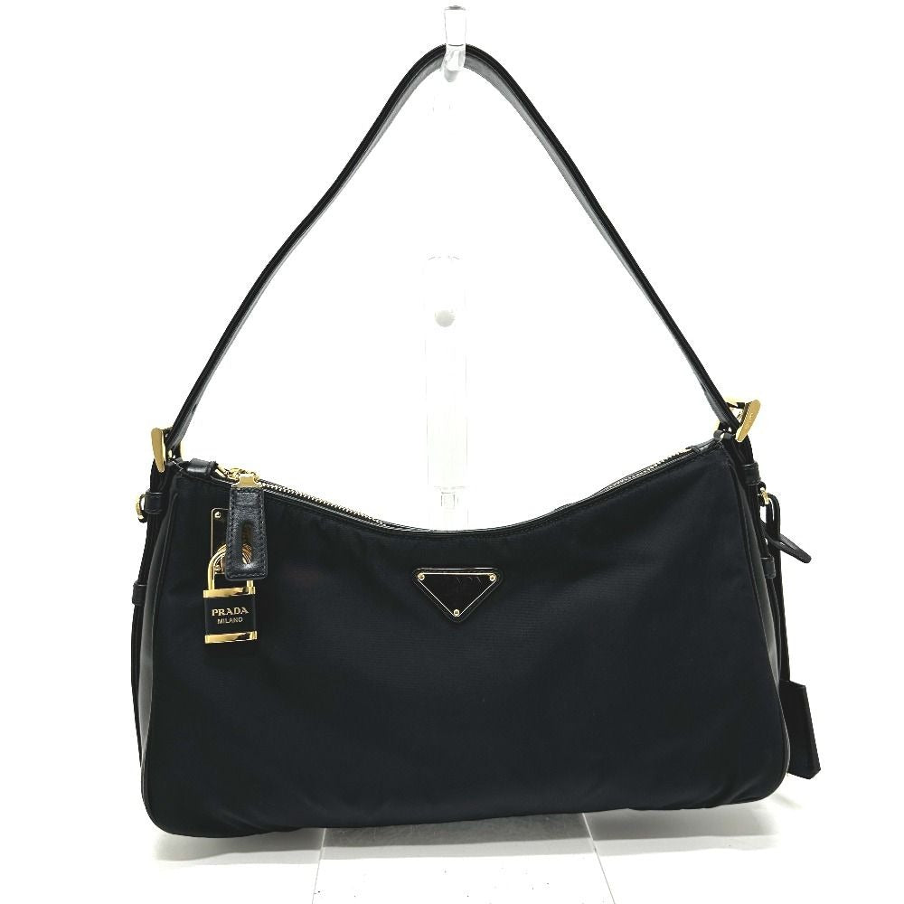 Prada Shoulder Bag Emme Tessuto Nylon Black