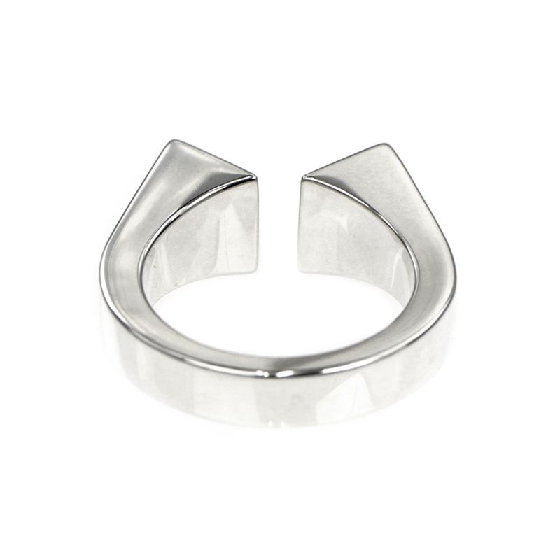 Hermes Ring Cour De Forges GM Size 53 Ag925 Silver - Accessories -