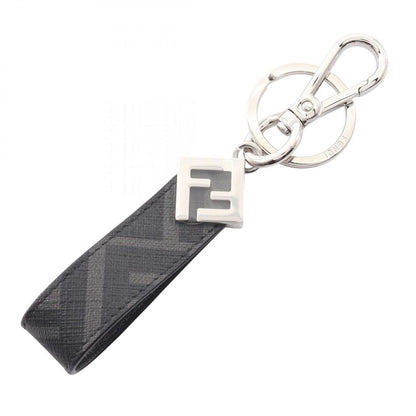 Fendi Key Holder FF Square Zucca Black Key